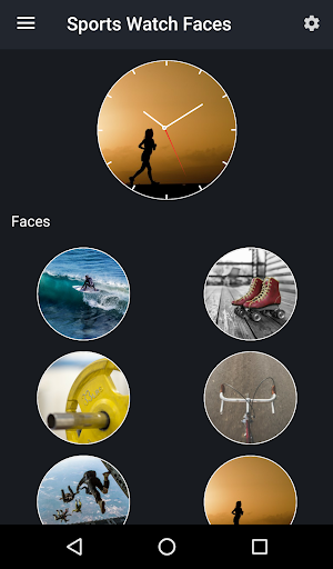 Sports Watch Faces - Image screenshot of android app
