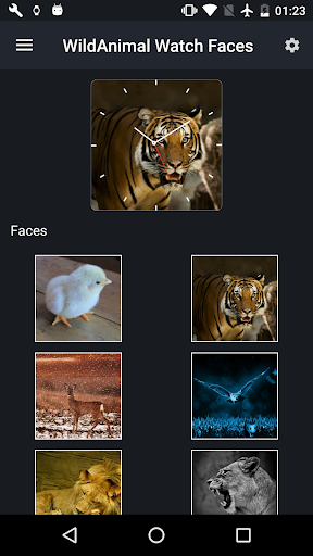Animal Watch Faces - Image screenshot of android app