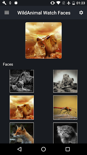 Animal Watch Faces - Image screenshot of android app