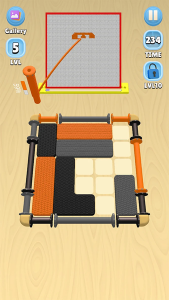 Thread Sort ۳D - String Jam - عکس بازی موبایلی اندروید