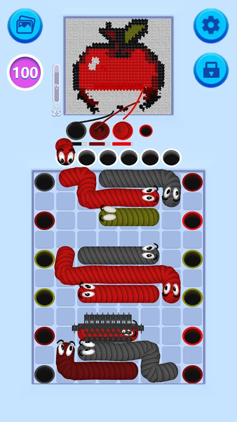 Yarn Snake: Tangle Puzzle - عکس بازی موبایلی اندروید