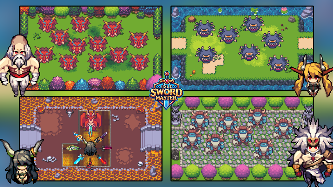 Idle Sword Master - Gameplay image of android game