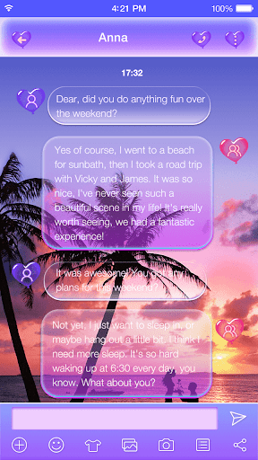 Color Beach Emoji Keyboard - عکس برنامه موبایلی اندروید