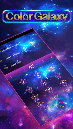 Color Galaxy Emoji Keyboard - Image screenshot of android app