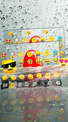 Droplet Heart Keyboard Theme - عکس برنامه موبایلی اندروید
