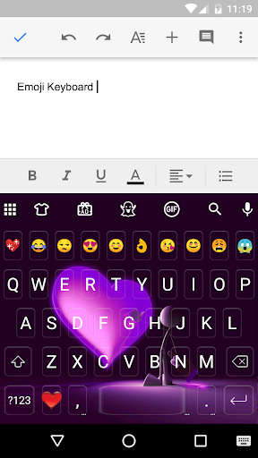First Love Emoji Gif Keyboard Wallpaper - عکس برنامه موبایلی اندروید