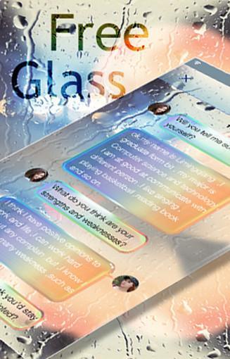 Free Glass Emoji Keyboard Skin - عکس برنامه موبایلی اندروید