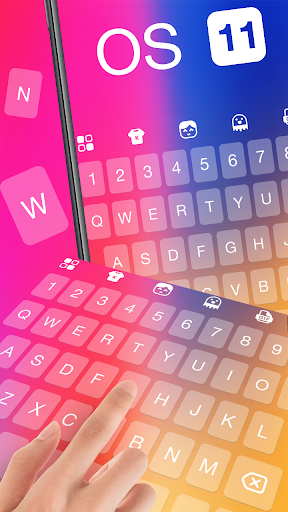 Color Rainbow Emoji Keyboard Wallpaper - عکس برنامه موبایلی اندروید