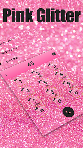 Pink Glitter Keyboard Theme - عکس برنامه موبایلی اندروید