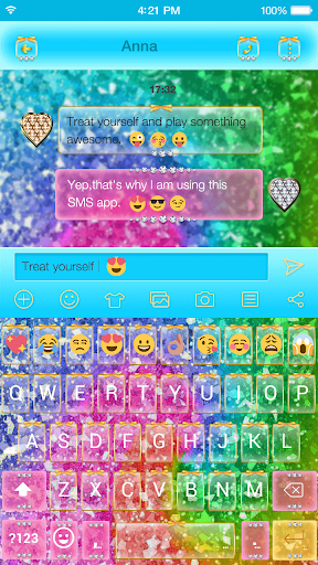 Flash Star Emoji Keyboard - Image screenshot of android app