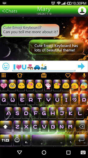 Rainbow Universe Emoji Theme - Image screenshot of android app