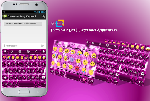 Emoji Keyboard Shading Pink - عکس برنامه موبایلی اندروید