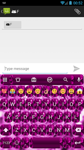 Emoji Keyboard Shading Pink - عکس برنامه موبایلی اندروید