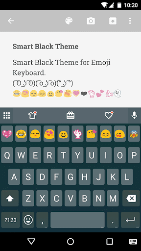 black emoji keyboard