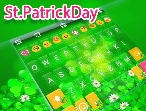 St. Patrick Day Emoji Keyboard - عکس برنامه موبایلی اندروید