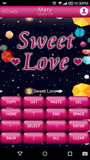 Sweet Love Emoji Keyboard💖❤️ - عکس برنامه موبایلی اندروید