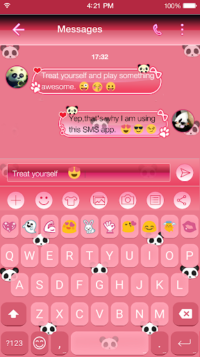 Panda Keyboard - Image screenshot of android app