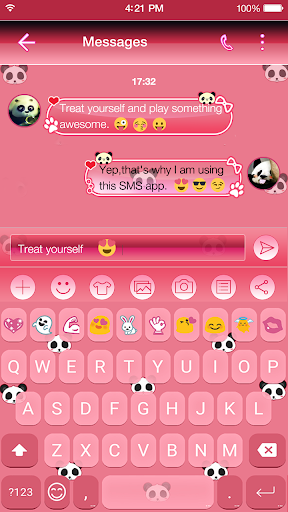 Panda Keyboard - عکس برنامه موبایلی اندروید