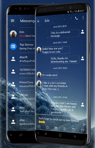 SMS Messages for Galaxy S23 - Image screenshot of android app