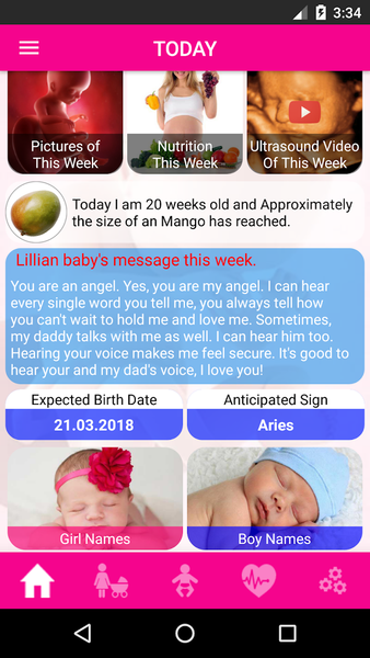 Pregnancy Day by Day - عکس برنامه موبایلی اندروید