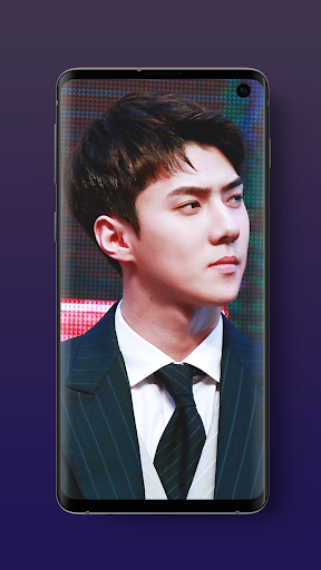 Sehun EXO Wallpaper Kpop HD - Image screenshot of android app