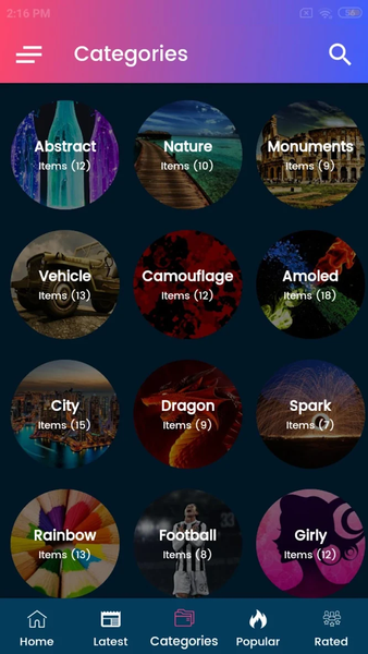Ultra Wallpapers - Latest HD Wallpapers - Image screenshot of android app