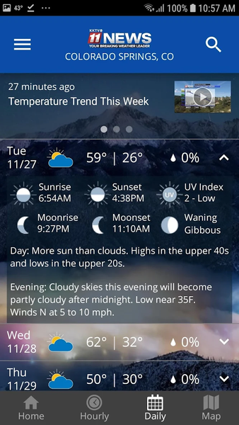 KKTV Weather and Traffic - عکس برنامه موبایلی اندروید