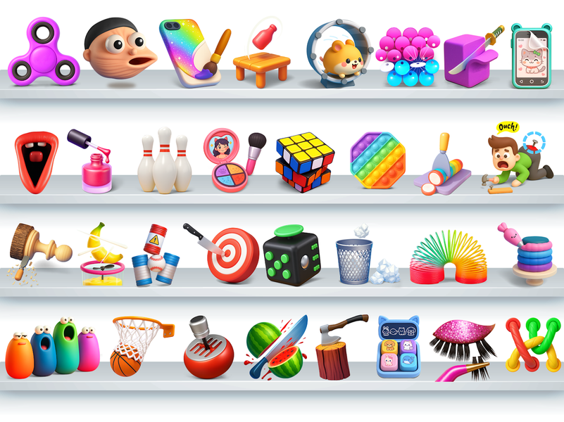 Satisfying Toys : Calm Games - عکس بازی موبایلی اندروید