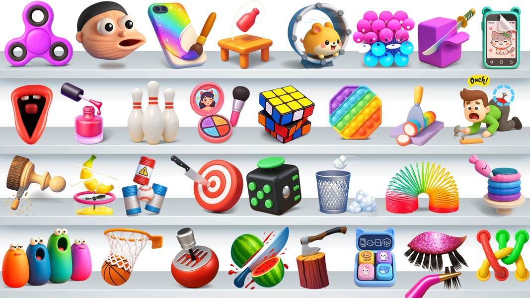 Antistress Fun Mini Games - عکس بازی موبایلی اندروید