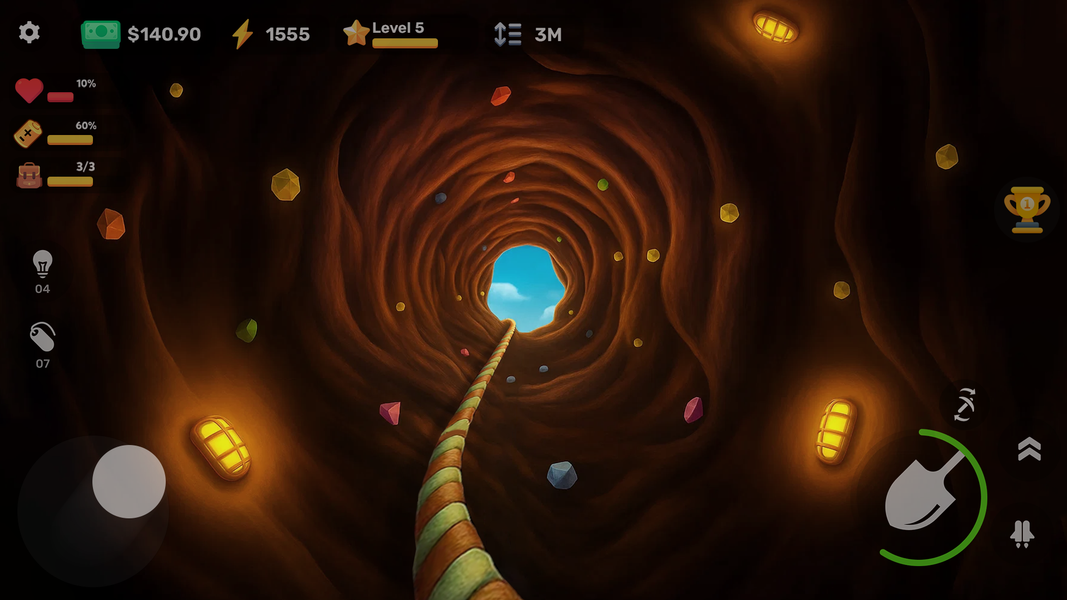 A Dirty Shovel : Digging Games - Gameplay image of android game
