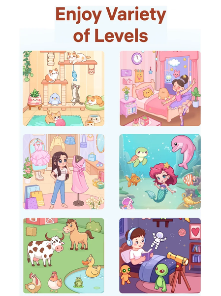 Dreamy Sticker : Merge Games - Gameplay image of android game