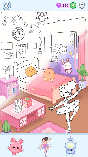Dreamy Sticker : Merge Games - Gameplay image of android game