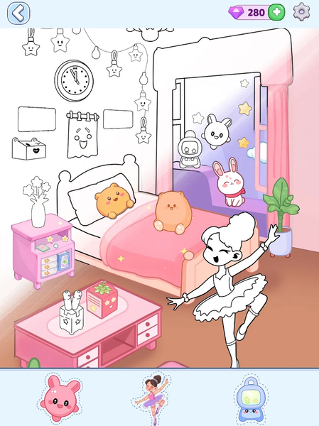 Dreamy Sticker : Merge Games - Gameplay image of android game