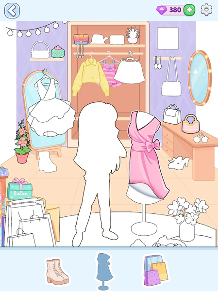 Dreamy Sticker : Merge Games - Gameplay image of android game