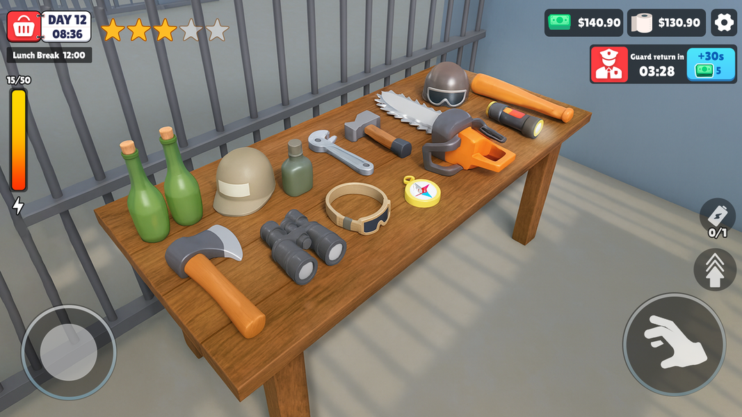 Dig to Escape: Prison Break - Gameplay image of android game