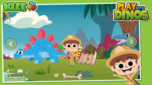 Play with DINOS:  Dinosaur game for Kids 👶🏼 - Image screenshot of android app