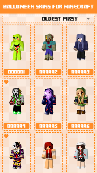 Halloween Skins for Minecraft - Image screenshot of android app