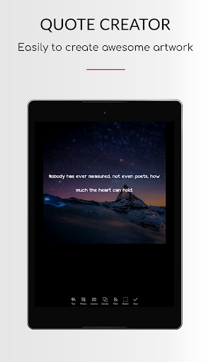 Quote Creator: Best text on ph - عکس برنامه موبایلی اندروید