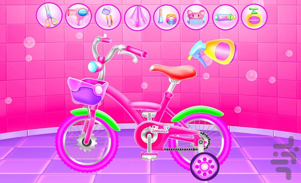 تعمیرگاه دوچرخه | بازی دخترانه - Gameplay image of android game