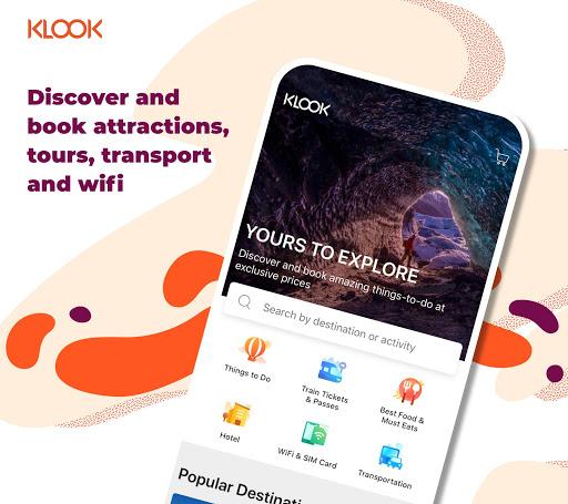 Klook: Travel Activities, Day Trips & Sightseeing - عکس برنامه موبایلی اندروید