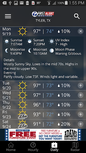 KLTV First Alert Weather - عکس برنامه موبایلی اندروید