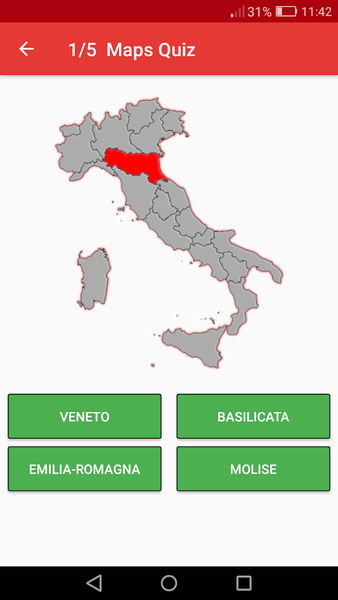 Regions of Italy - عکس بازی موبایلی اندروید