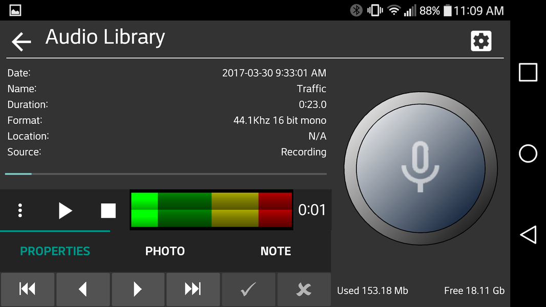 KLZ Interview Audio Recorder M - Image screenshot of android app