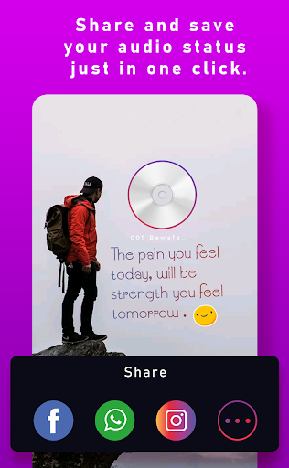 Audio Status Maker - Image screenshot of android app