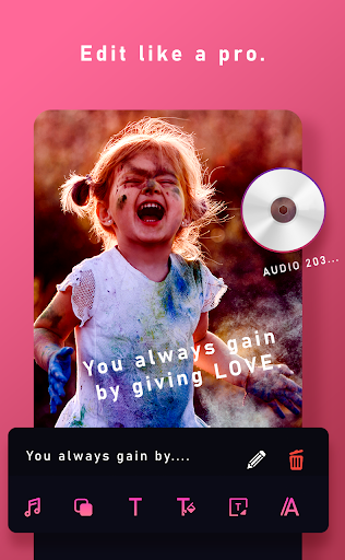 Audio Status Maker - عکس برنامه موبایلی اندروید