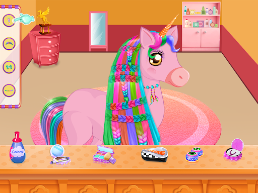 Rainbow Unicorn Princess Game - عکس برنامه موبایلی اندروید