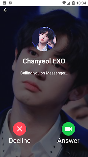Chanyeol EXO Calling You - Image screenshot of android app