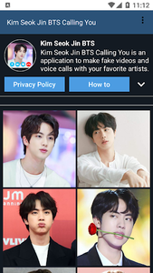 Kim Seok Jin BTS Calling You for Android - Download