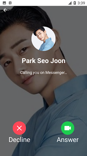 Park Seo Joon (Dream High 2) Calling You - Image screenshot of android app