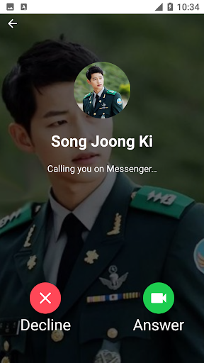 Song Joong Ki Calling You - Image screenshot of android app